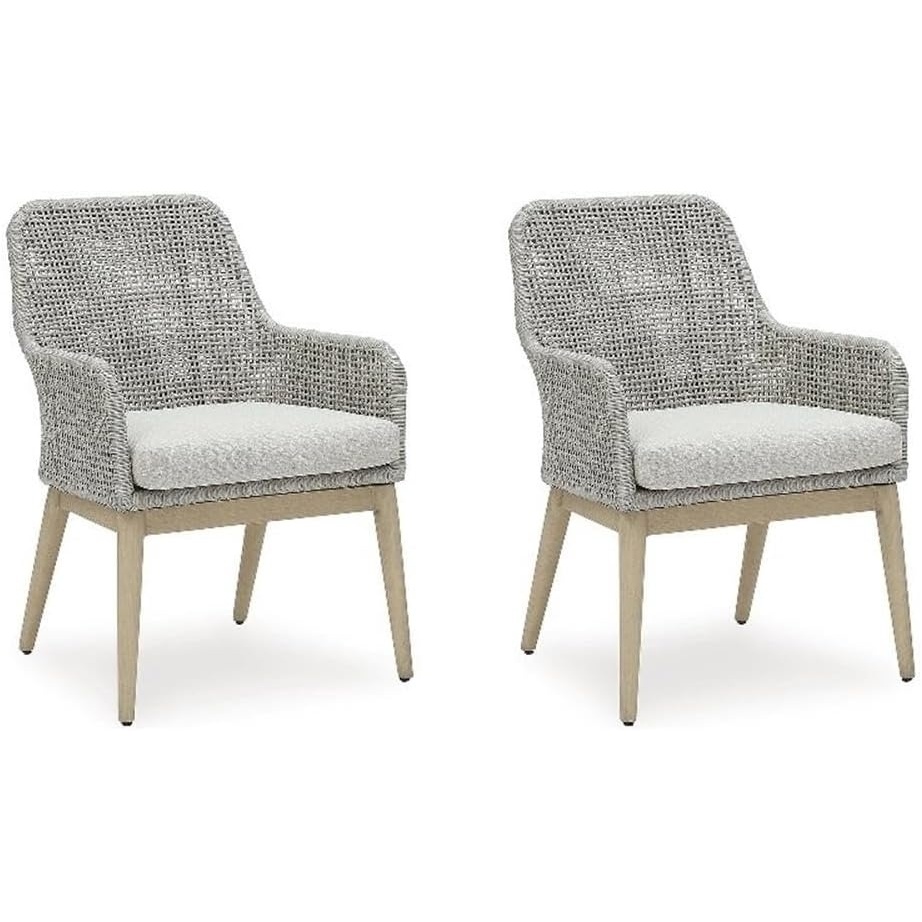 image:imageSignature Design by Ashley Hemlock Mica Outdoor Dining Arm Chair Set of 2