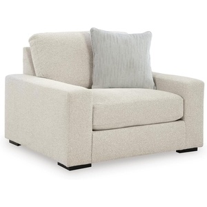 Signature Design by Ashley Boucle Oversized Chair and a Half, Linen