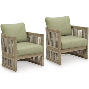 Signature Design by Ashley Kelp Quill Outdoor Lounge Chair (Set of 2)