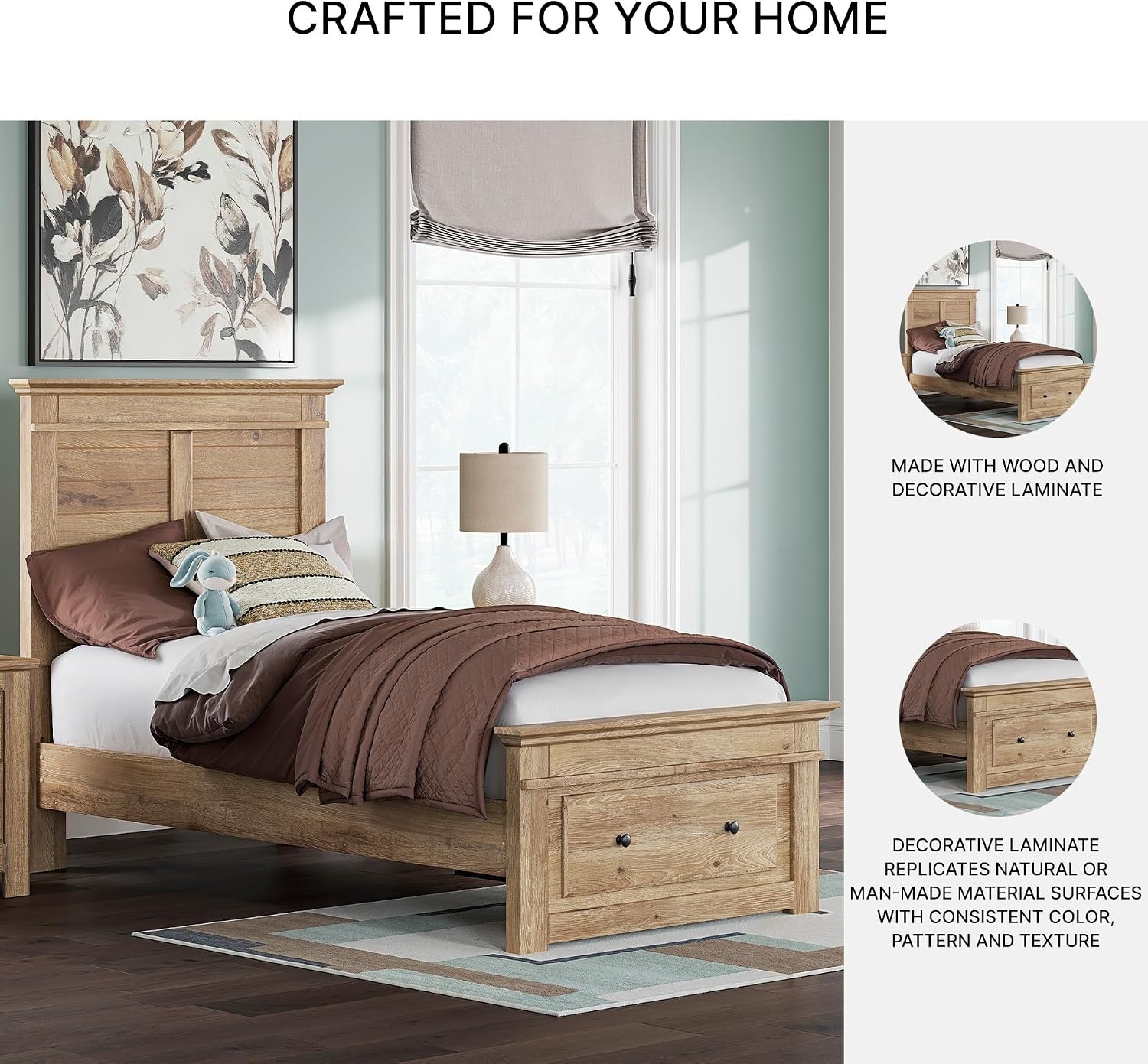 image:imageSignature Design by Ashley Allihauser Twin Panel Storage Bed Frame