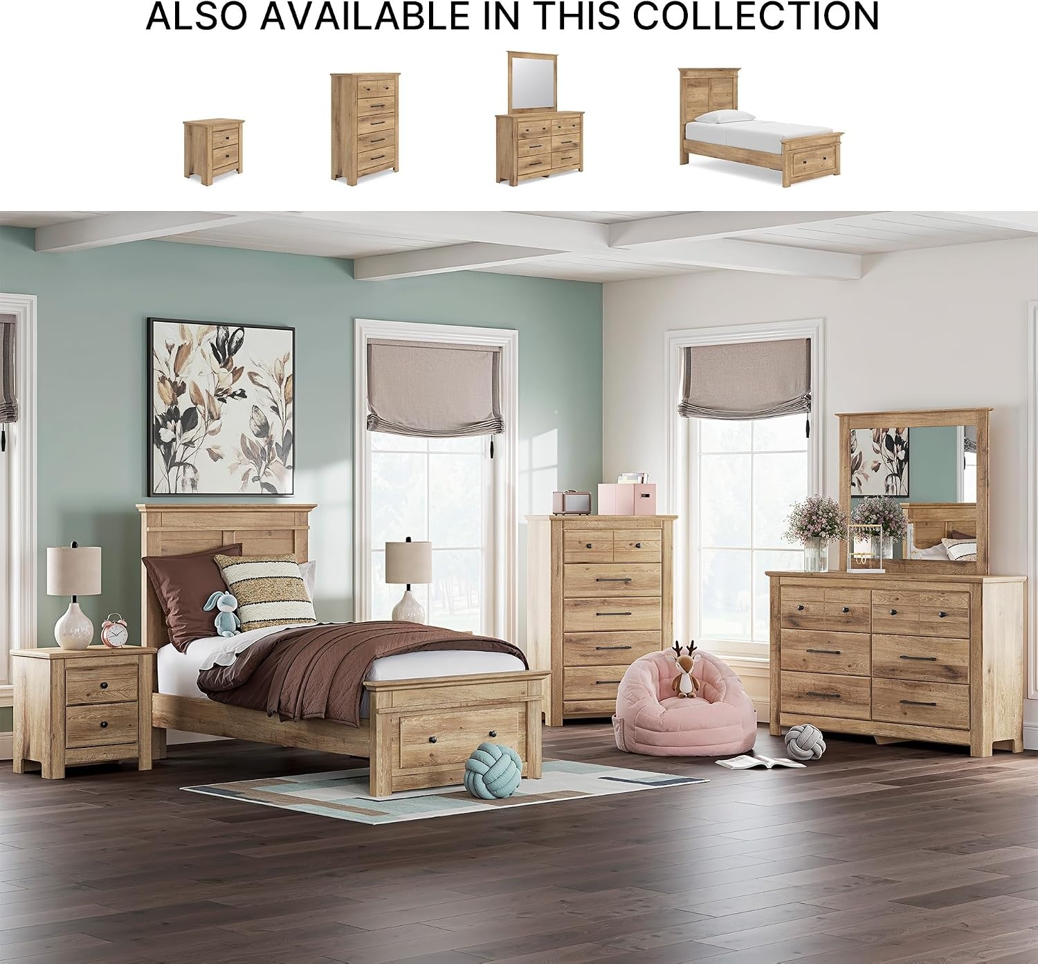 image:imageSignature Design by Ashley Allihauser Twin Panel Storage Bed Frame