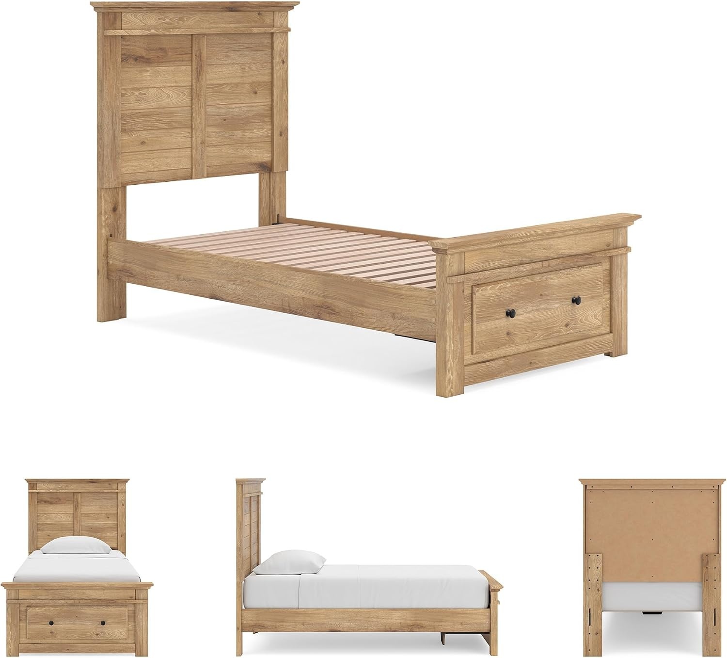 image:imageSignature Design by Ashley Allihauser Twin Panel Storage Bed Frame