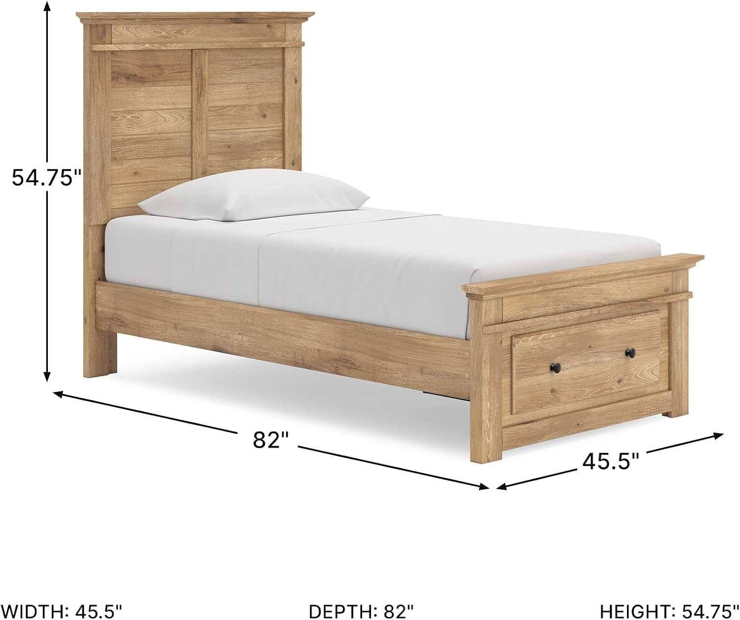 image:imageSignature Design by Ashley Allihauser Twin Panel Storage Bed Frame