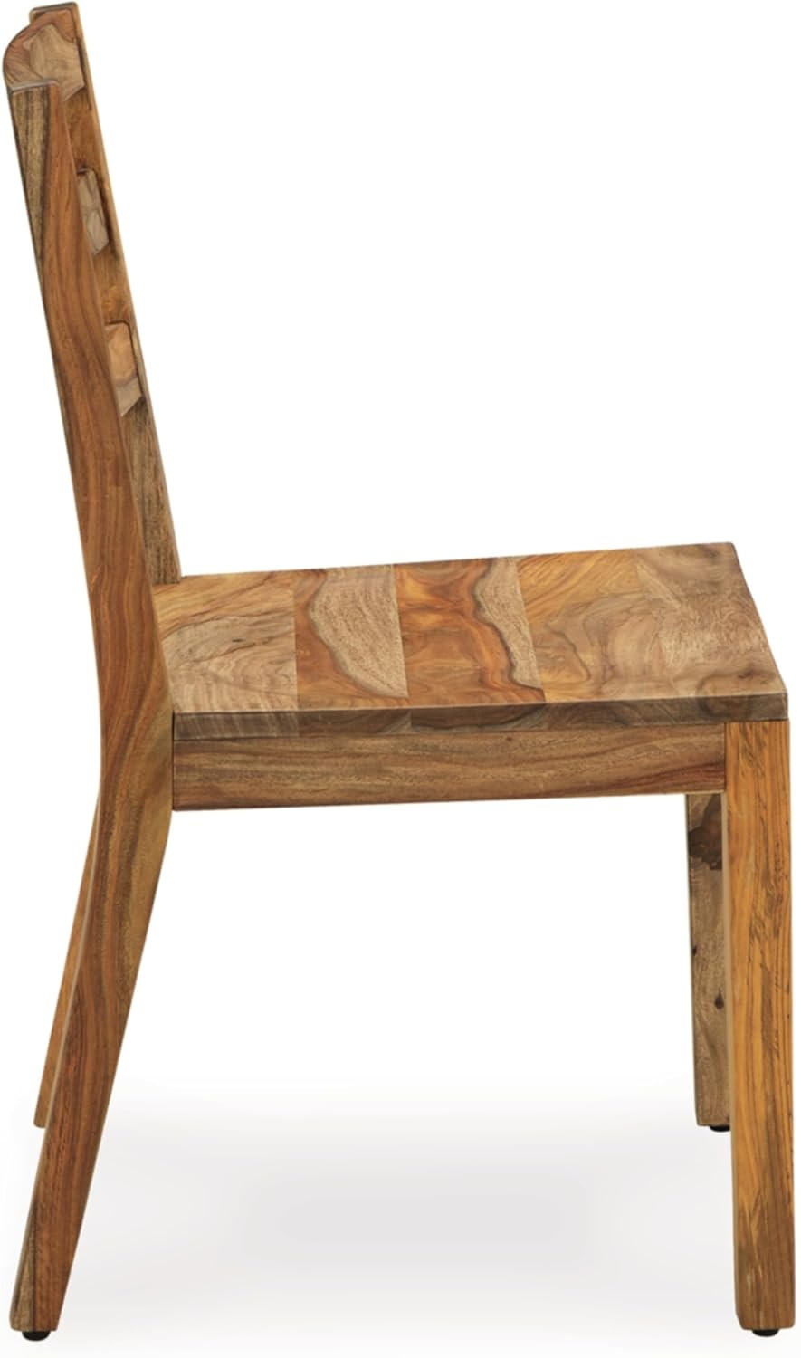 image:imageSignature Design by Ashley Dressonni Farmhouse Solid Wood Armless Dining Chair Set of 2 Light Brown