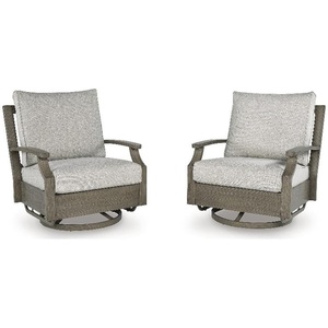Signature Design by Ashley Fescue Lagoon Outdoor Swivel Glider Chair