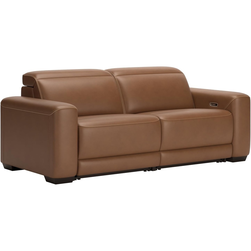 image:imageSignature Design by Ashley 4Piece Power Reclining Leather Sectional2Piece Loveseat