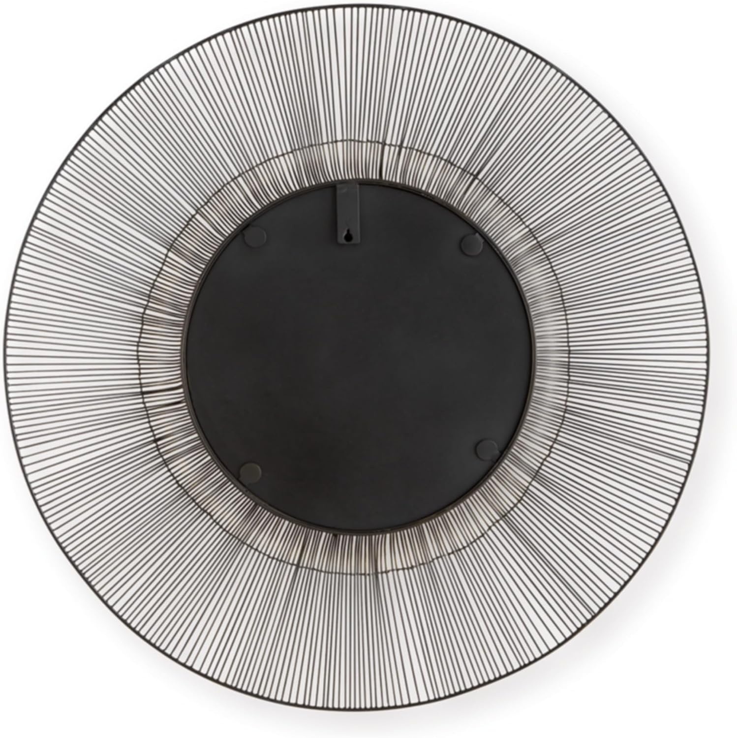 image:imageSignature Design by Ashley Dallmen Contemporary Accent Mirror with Thick Frame Black amp Gold