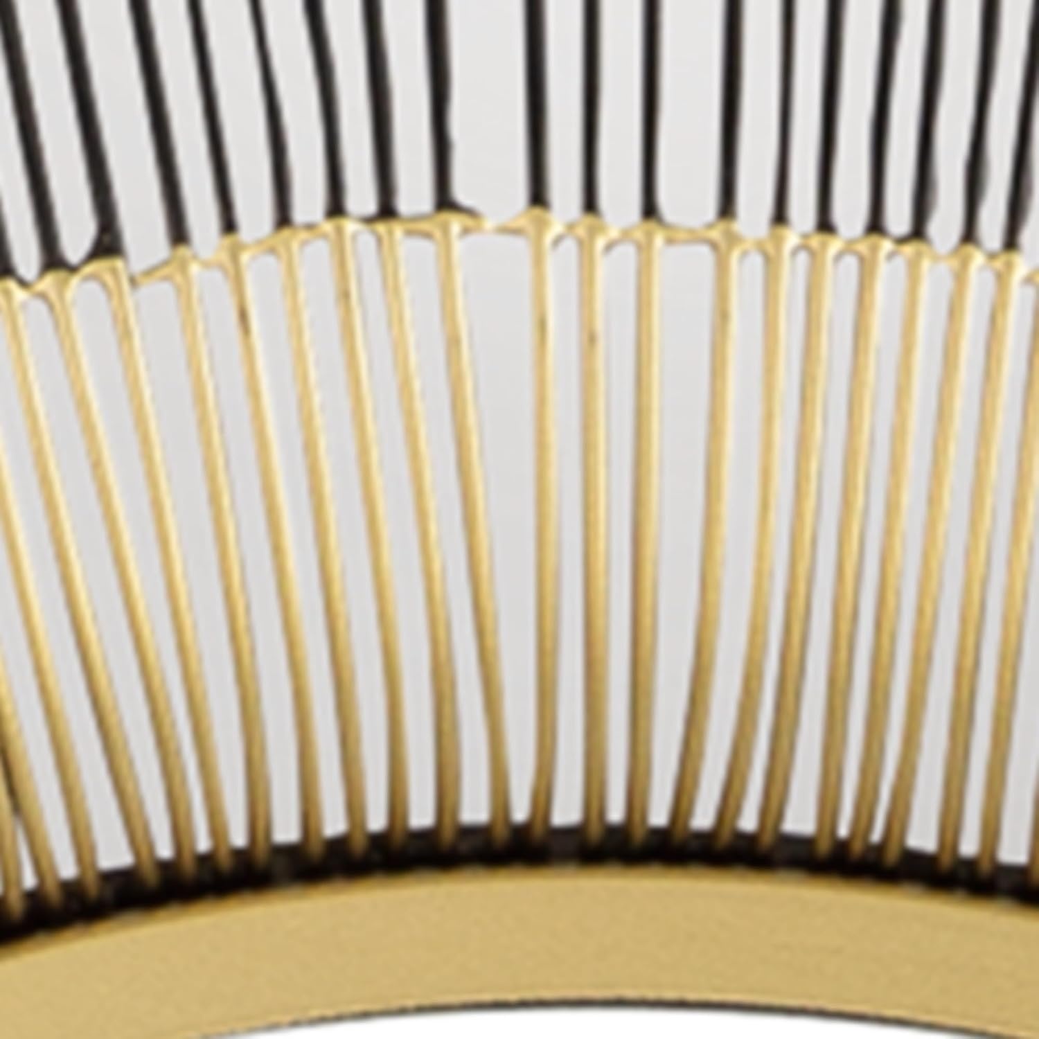 image:imageSignature Design by Ashley Dallmen Contemporary Accent Mirror with Thick Frame Black amp Gold