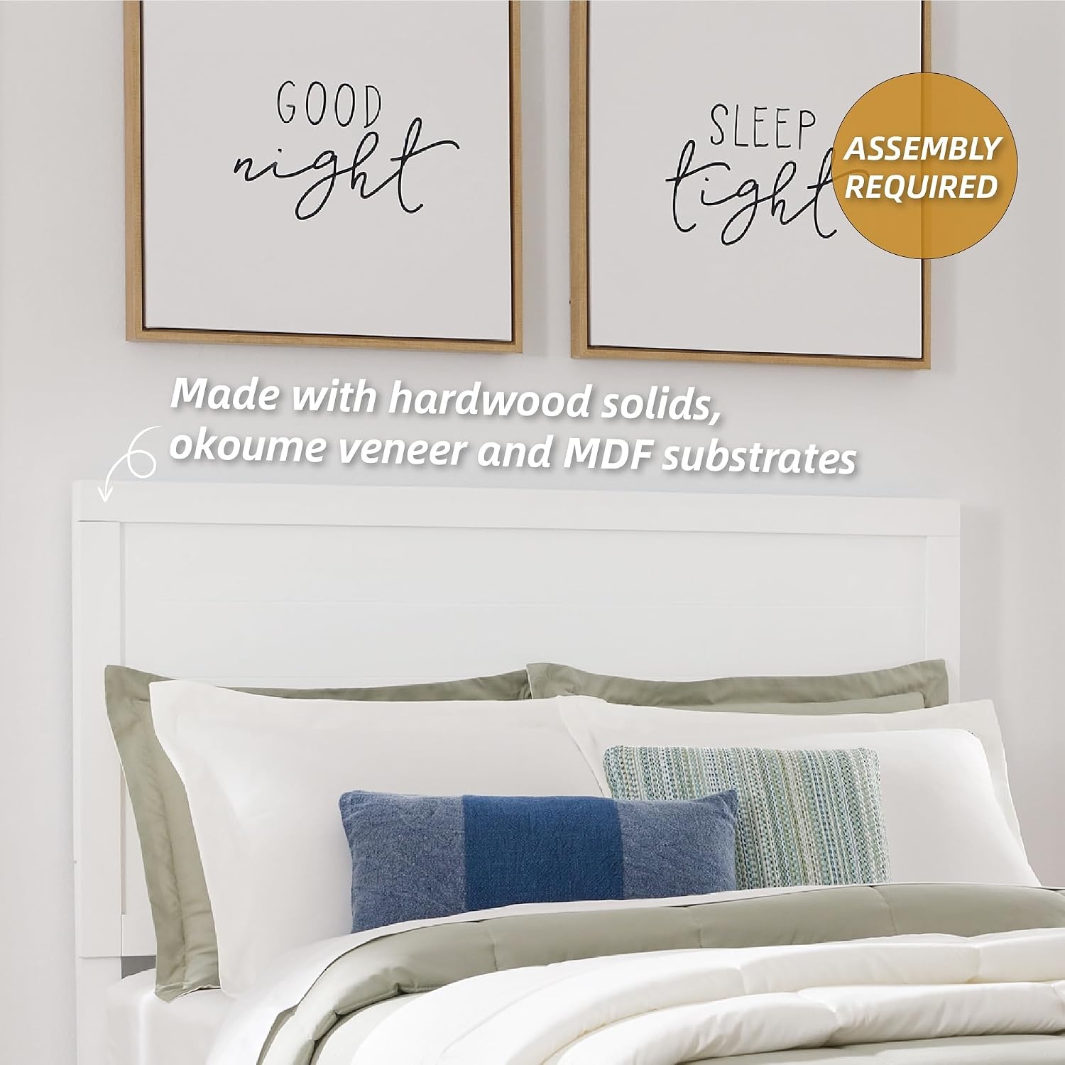 image:imageSignature Design by Ashley Binterglen Queen Panel Bed Frame White