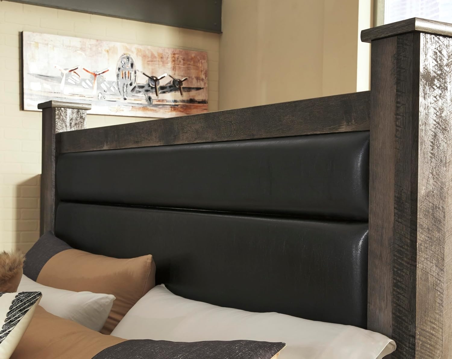 image:imageSignature Design by Ashley Wynnlow 3Piece Full Size Bed Frame GrayGrey
