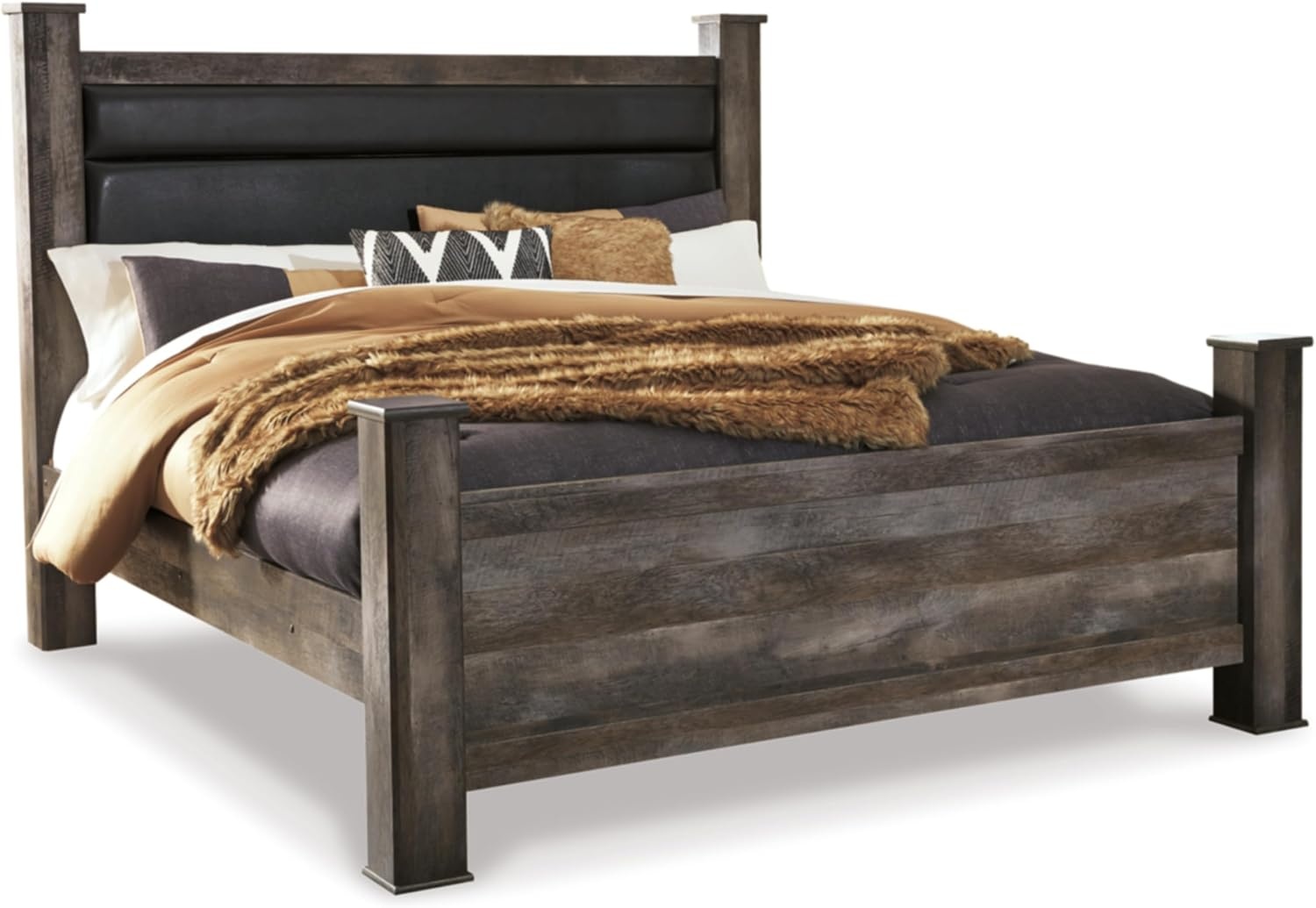 image:imageSignature Design by Ashley Wynnlow 3Piece Full Size Bed Frame GrayGrey