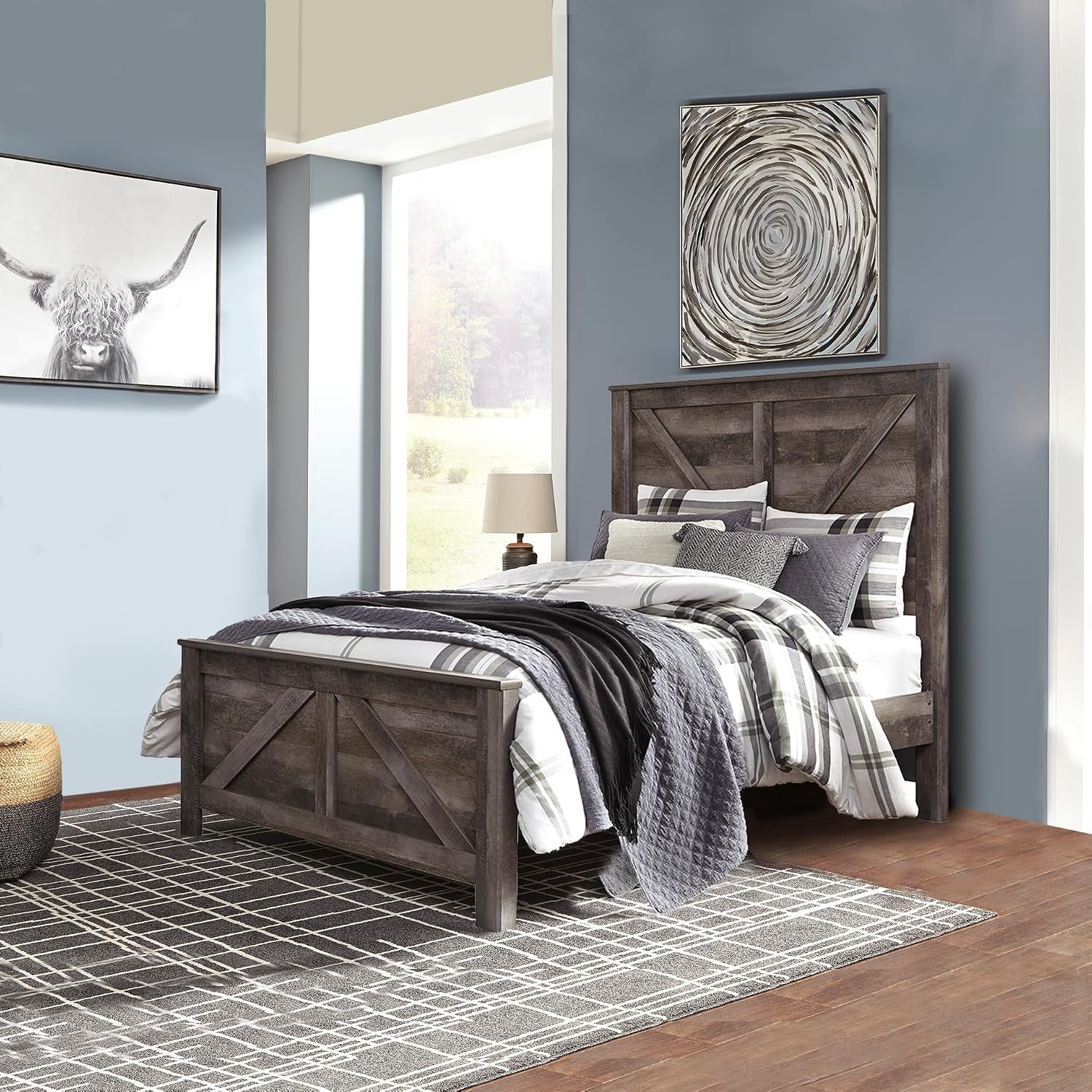 image:imageSignature Design by Ashley Wynnlow 3Piece Full Size Bed Frame GrayGrey