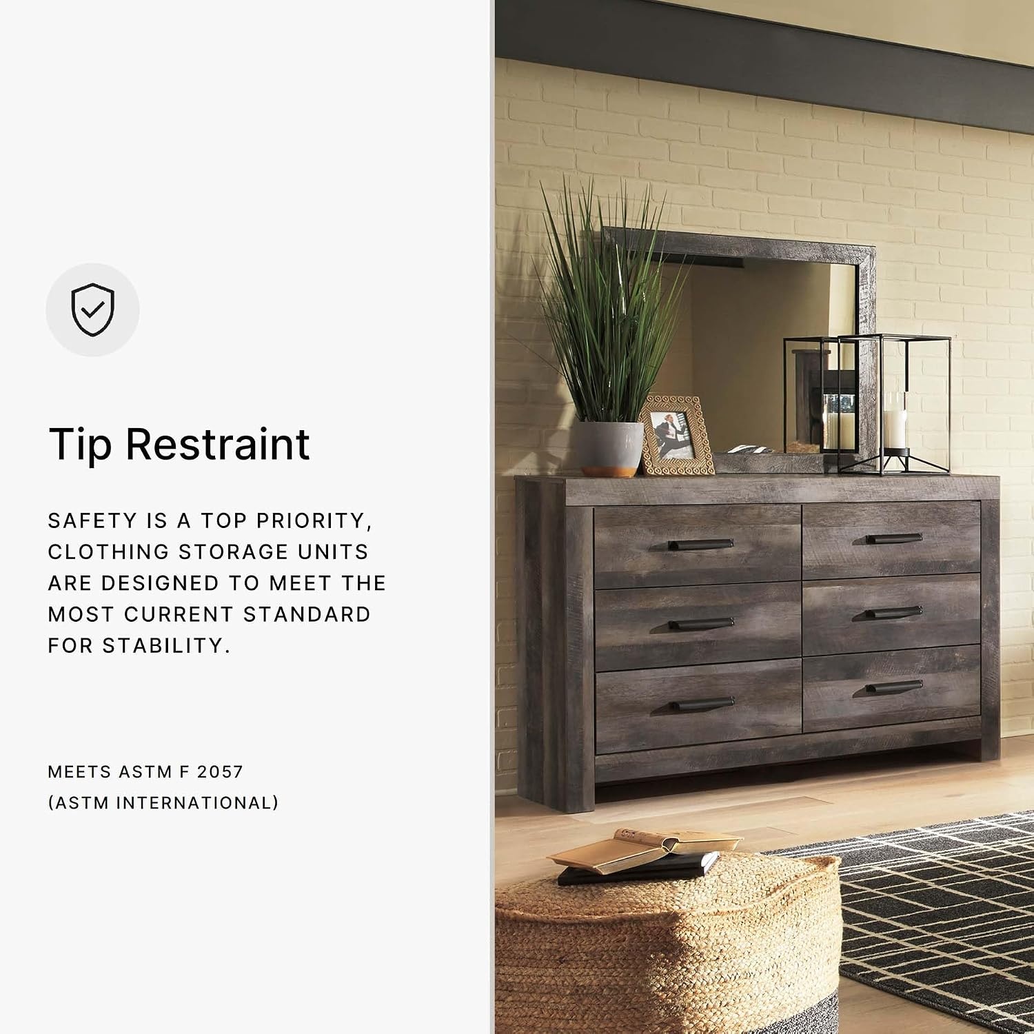 image:imageSignature Design by Ashley Wynnlow 3Piece Full Size Bed Frame GrayGrey