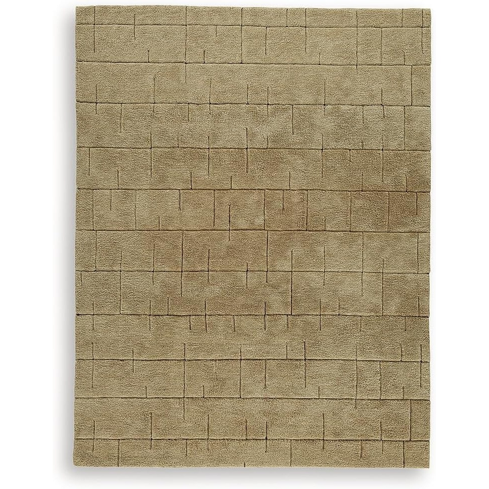 image:imageSignature Design by Ashley Luzmont 8x10 Wool Area Rug Golden Brown