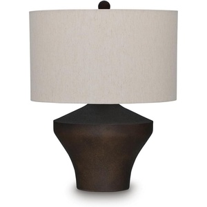 Signature Design by Ashley Tall Rustic Brown Table Lamp for Living Room