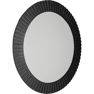 Signature Design by Ashley Ozias 34 Inch Round Black Wall Accent Mirror